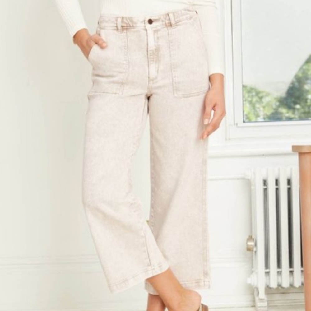 UNIVERSAL THREAD/TARGET WIDE LEG HIGH RISE JEANS